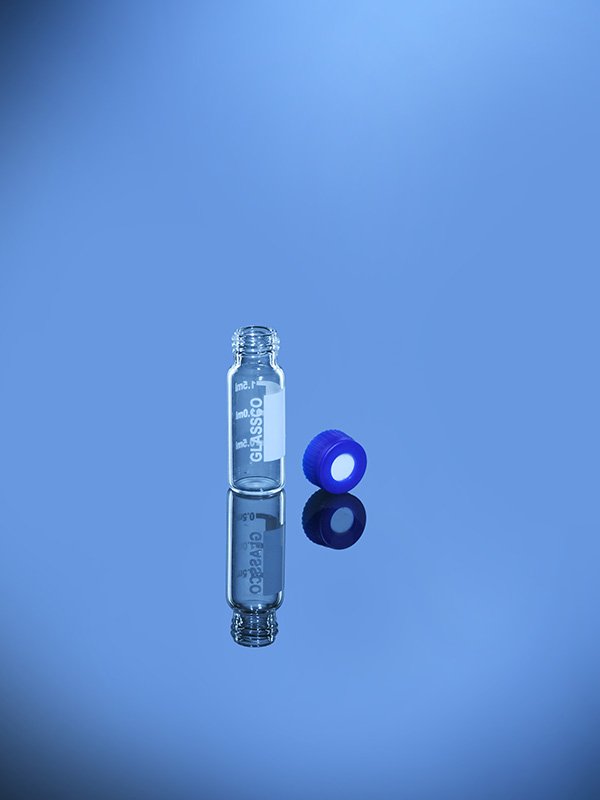 Glassco Vial HPLC ND8 collo a vite vetro