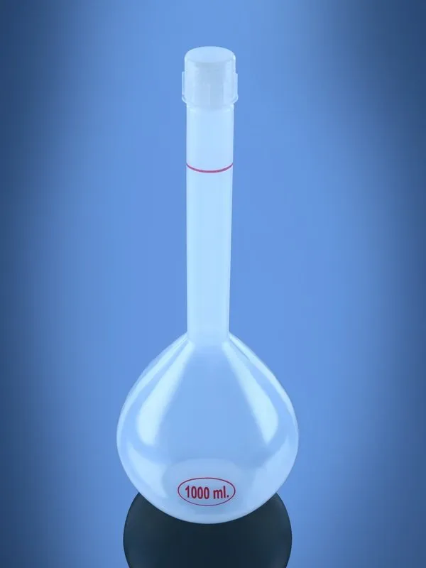 Glassco Matraccio Tarato PP Plastica per Laboratorio
