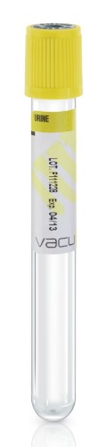 Biosigma BV058R provetta urine 13x100 tappo giallo 100 pz