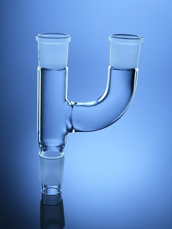 Glassco 2 colli paralleli adattatore vetro DIN