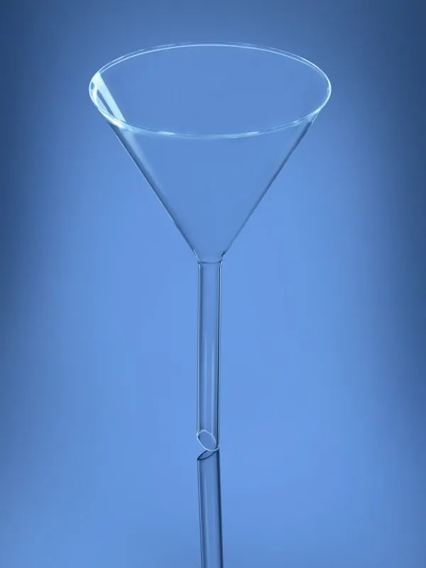Glassco Imbuto DIN ISO USP vetro laboratorio