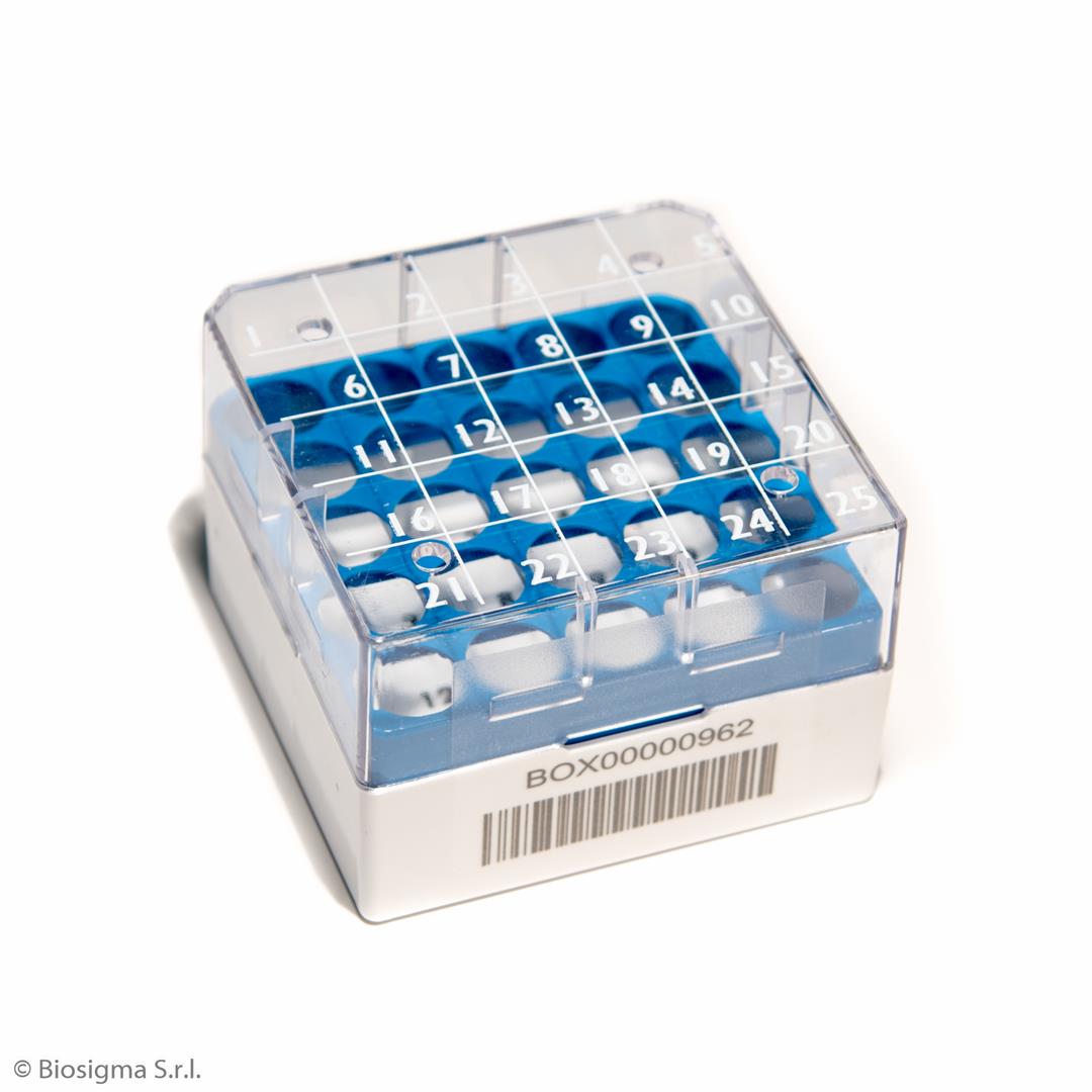 Biosigma CryoGen BSM58025B1D Box 25 posti policarbonato