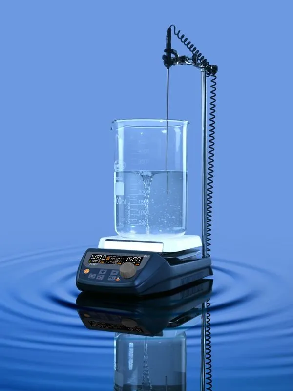 Glassco PRO agitatore magnetico con piastra riscaldante