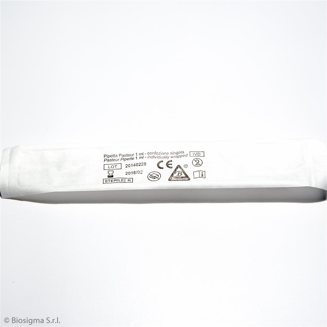 Biosigma BSV1351 Pipetta Pasteur 1 ml Sterile Singola