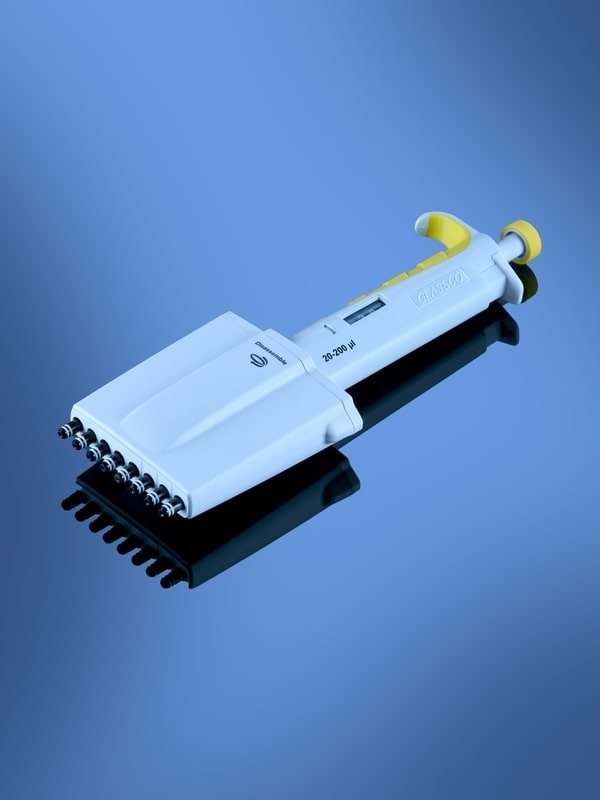 Glassco micropipetta multicanale microvolumi