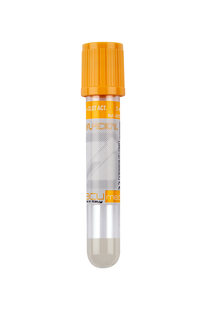 FL Medical Vacumed provetta gel tappo giallo sterile