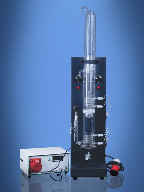 Glassco Distillatore Acqua in Quarzo Doppio Stadio Verticale