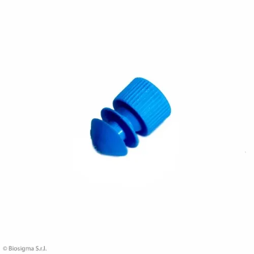 Biosigma BSO029 tappo provetta azzurro 16 mm
