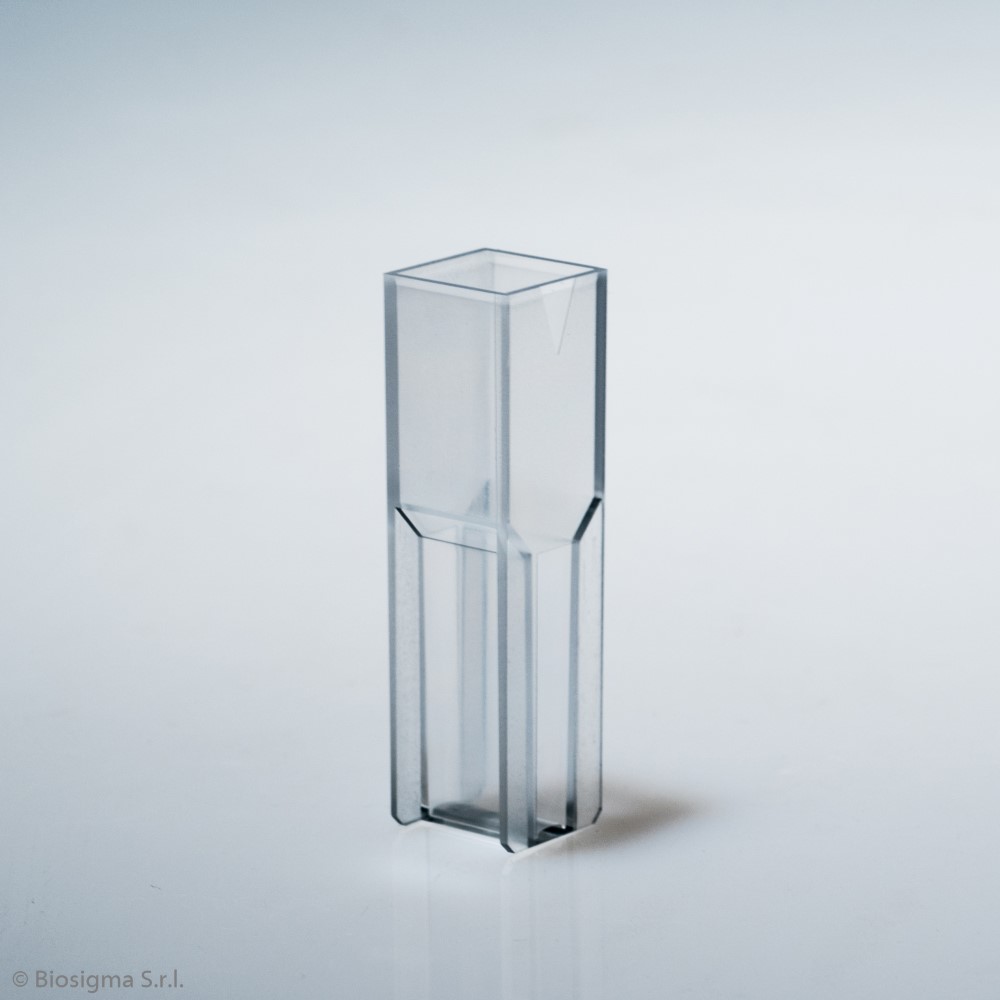 Biosigma BSA002 cuvette semimicro polistirene 2 ml 1000 pezzi