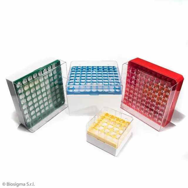 Biosigma CLEARLine cryobox policarbonato per criotubi -196°C