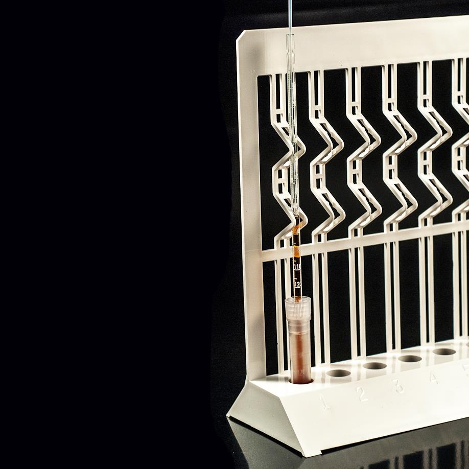 Biosigma BSV011 portaprovette VES 10 posti in ABS
