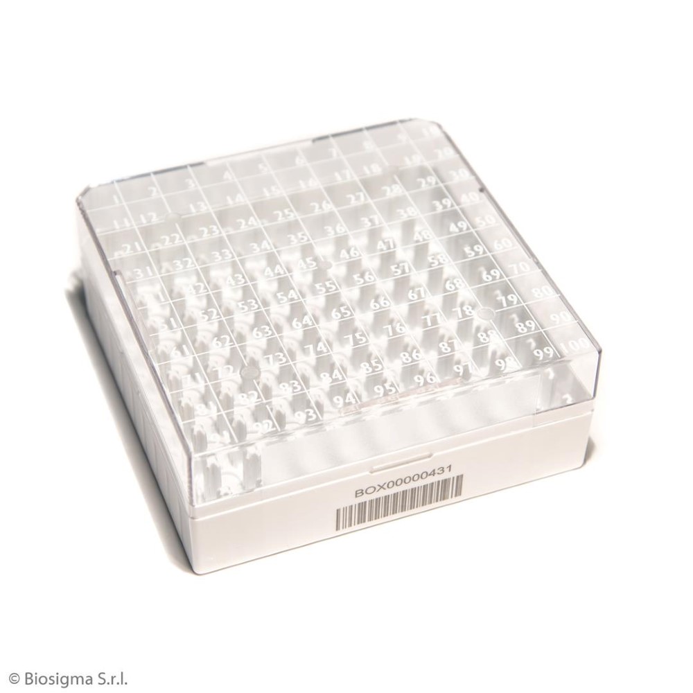 Biosigma BSM581001D/B box criogenico 100 posti 1-2 ml