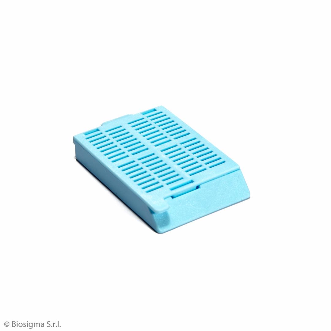 Biosigma BSI1028 cassette inclusione POM azzurro chiaro
