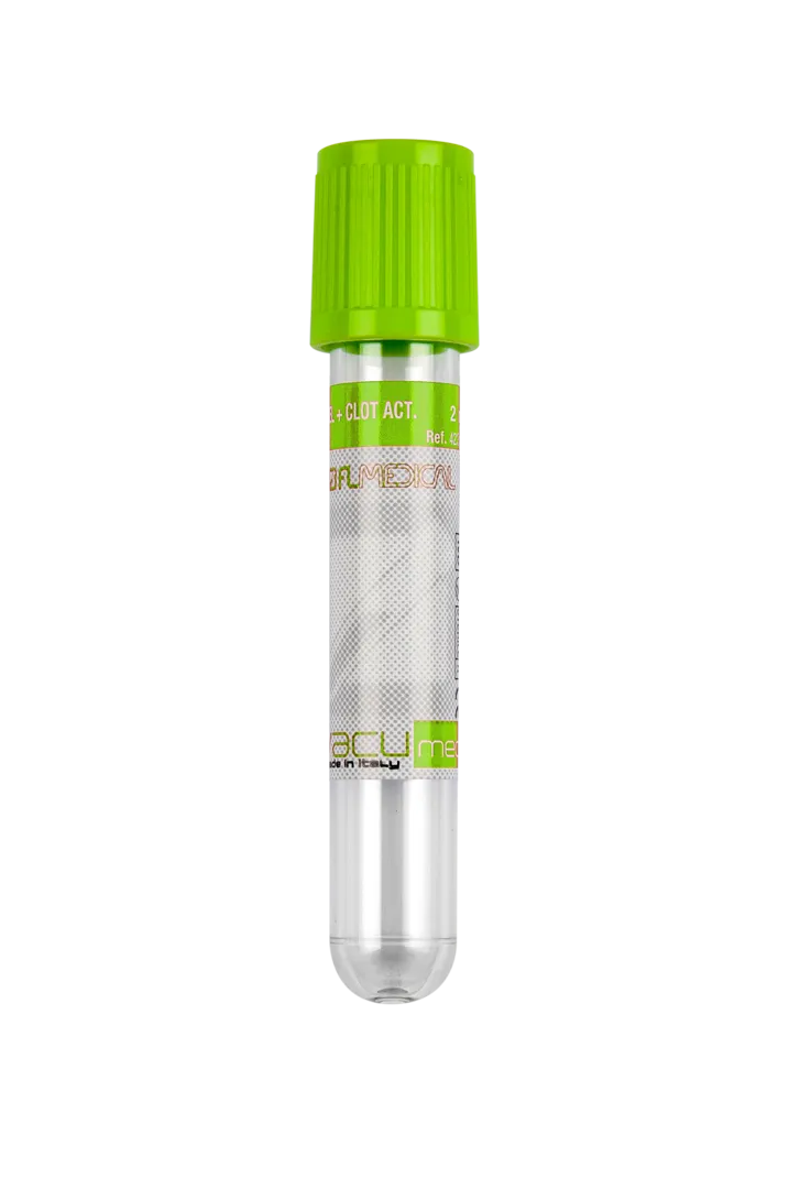 FL Medical Vacumed 42351 provetta eparina 3 ml 13x75 tappo verde