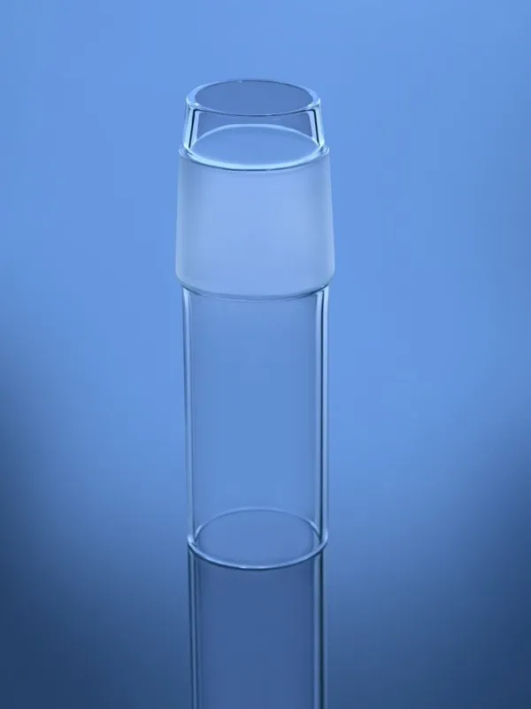 Glassco giunto conico vetro con gocciolatoio DIN ISO