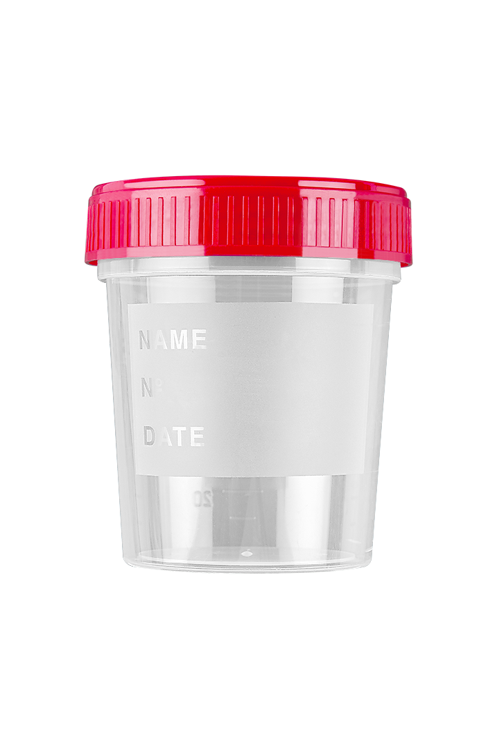 FL Medical Promed contenitore urina 120 ml tappo a vite
