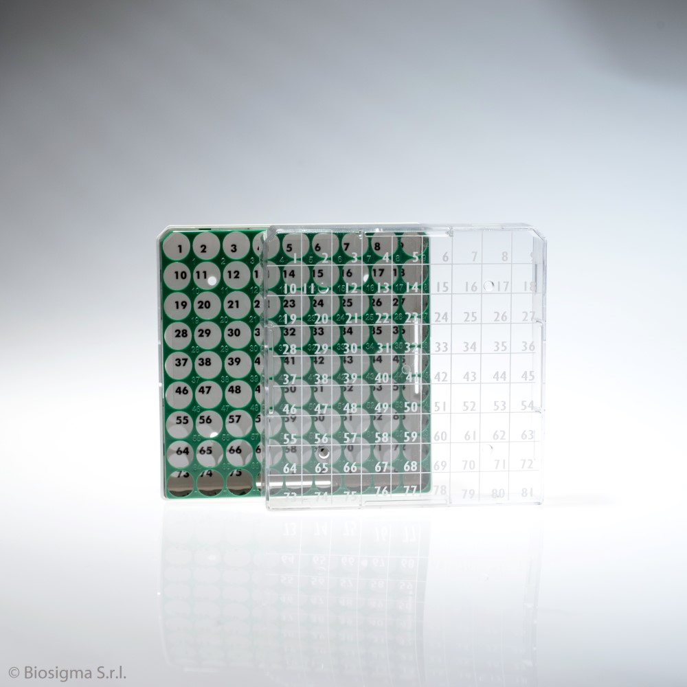 Biosigma CryoGen BSM58025B1D Box 25 posti policarbonato