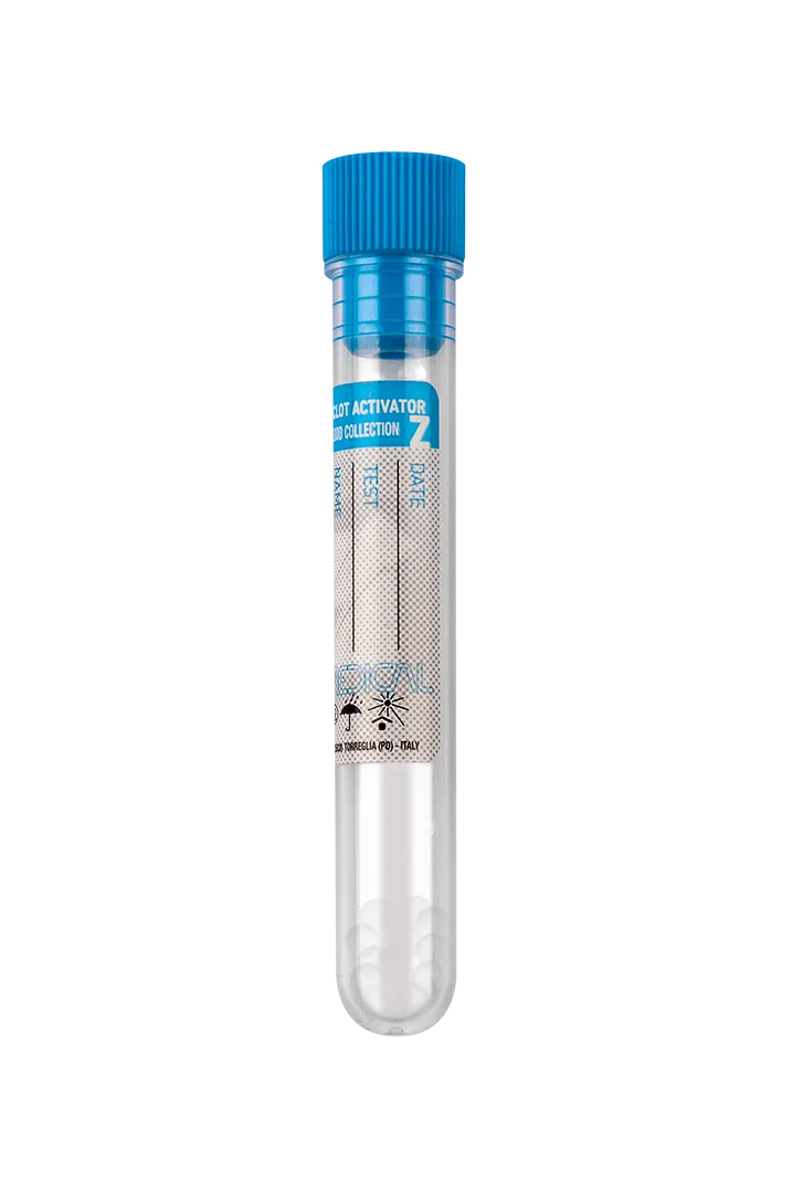 FL Medical Promed provetta siero granuli separatori rack 50 pz