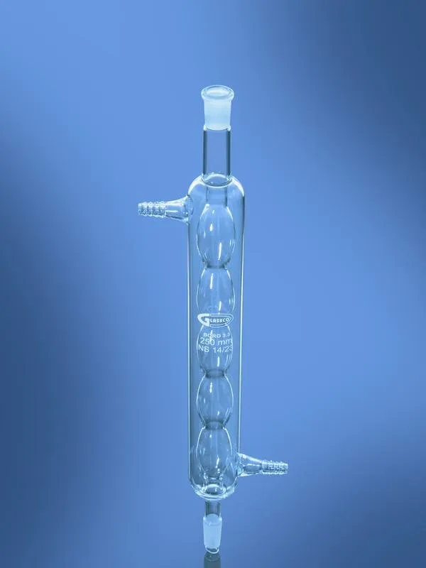 Glassco Allihn condensatore vetro ASTM
