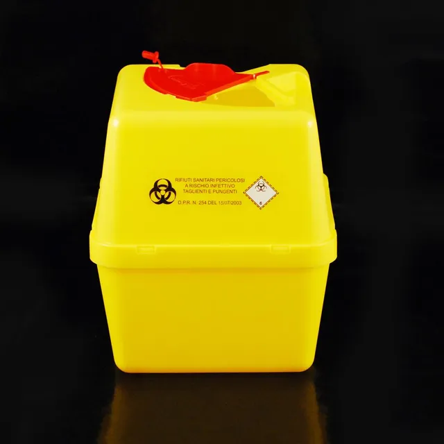 Biosigma BSC302 contenitore rifiuti 6 lt coperchio rosso