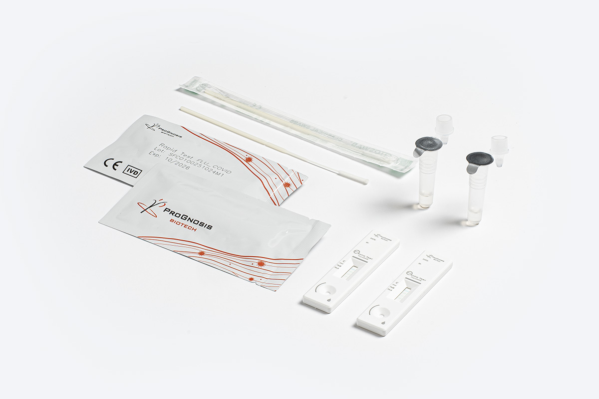 Prognosis Biotech Flu Covid test rapido influenza