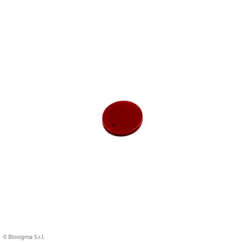 Biosigma BSM910/RO capdisk rosso per microprovette 1000 pz