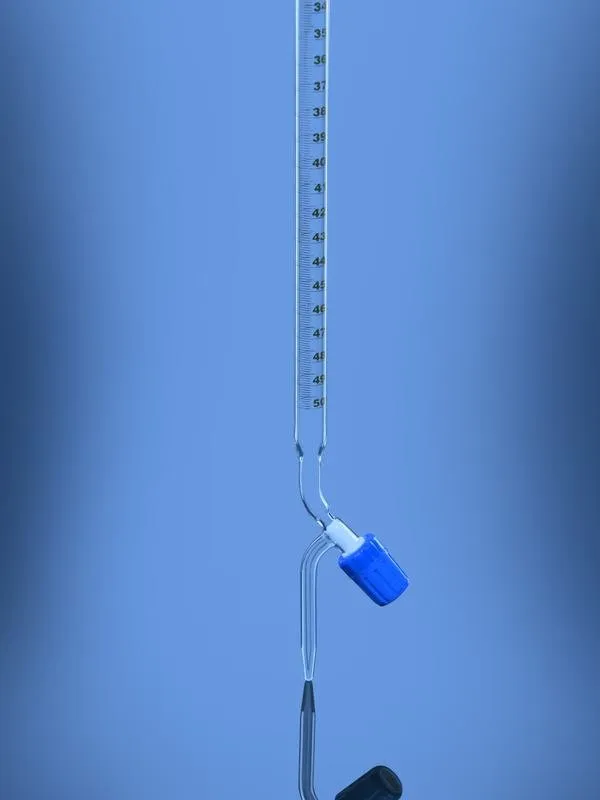Glassco Buretta Classe B Rubinetto PTFE Vetro