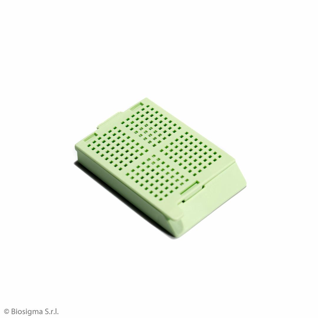 Biosigma BSI1036 cassette biopsia verde in POM