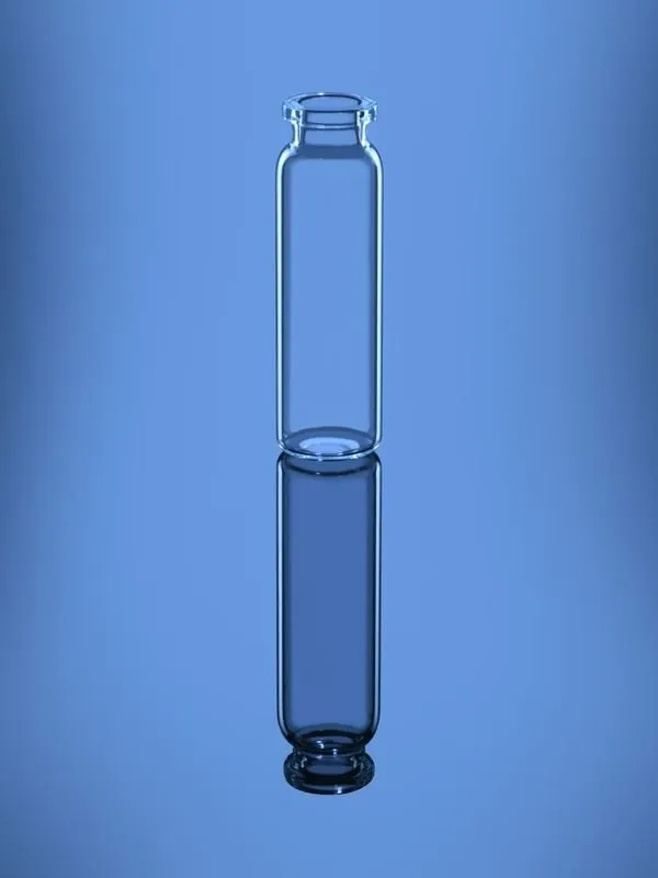 Glassco Vial collo liscio fondo tondo vetro farmaco
