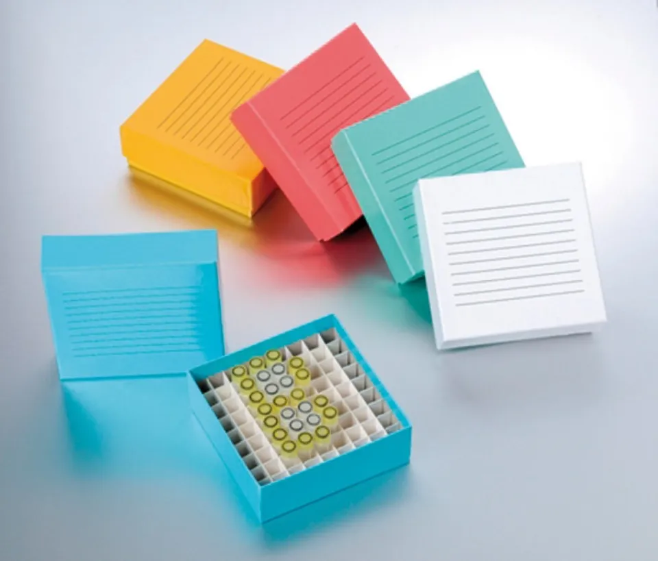 Biosigma 010179 cryobox cartone 81 posti 5 pz colori assortiti