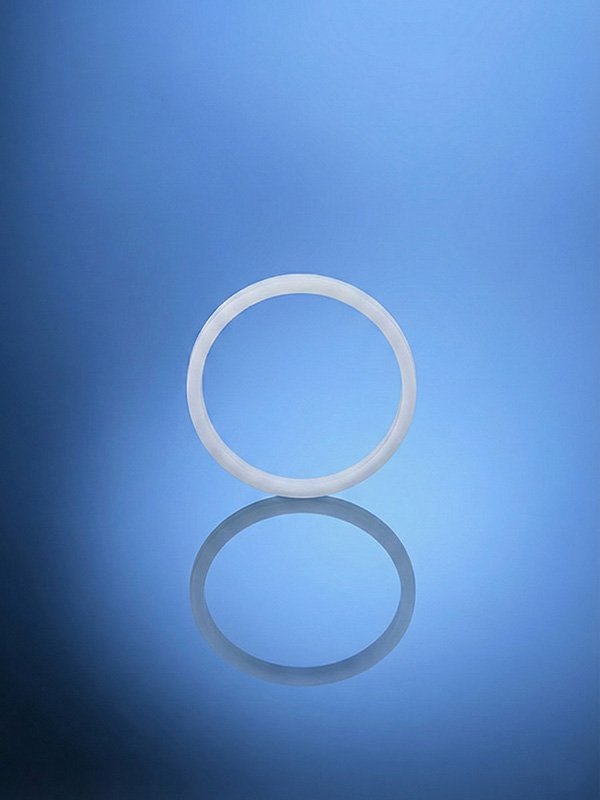Glassco anello in teflon bianco vetreria laboratorio