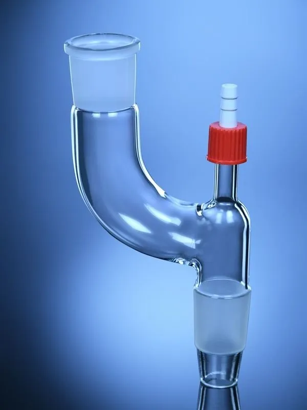 Glassco Adattatore collo di cigno vetro filettato