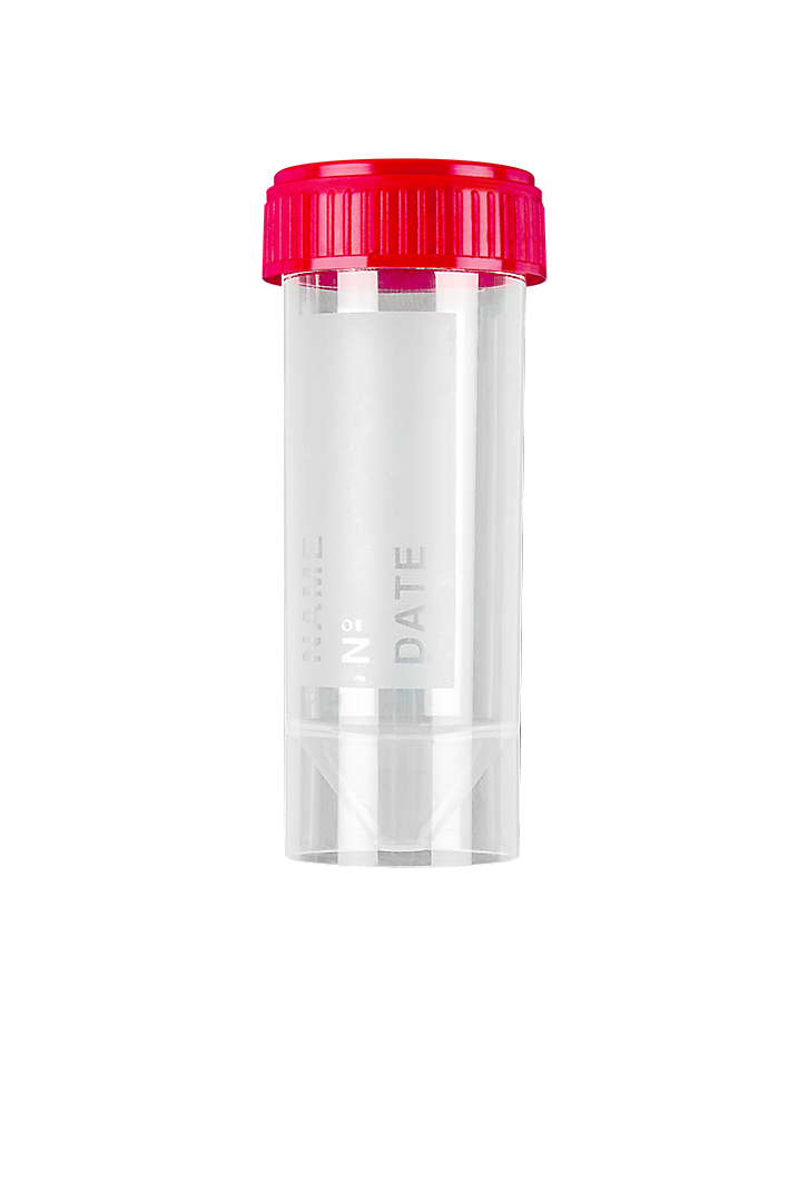 FL Medical Promed contenitore urina 30 ml tappo vite scrittura