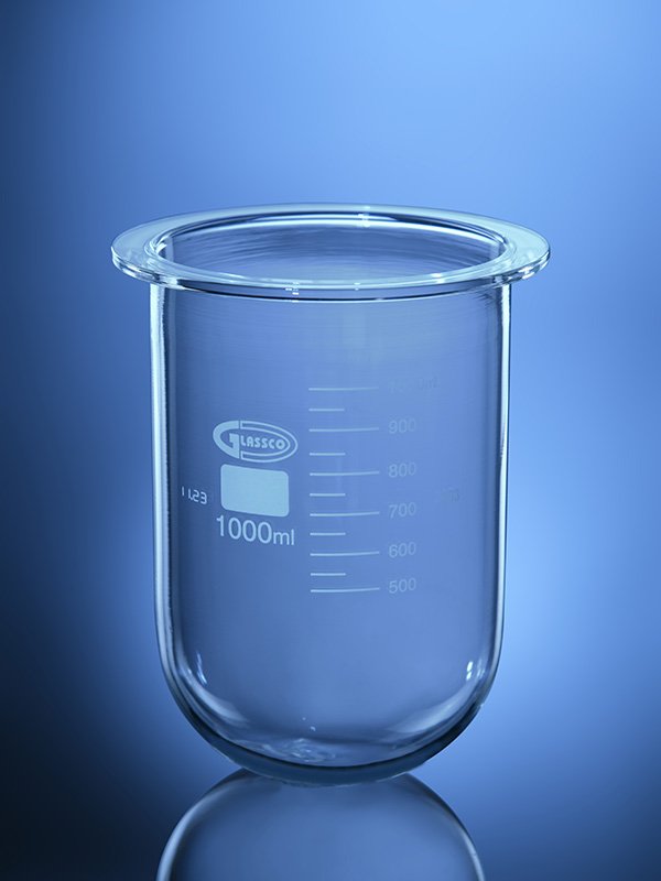 Glassco Pallone Flask-D Dissoluzione Vetro Senza Taglio