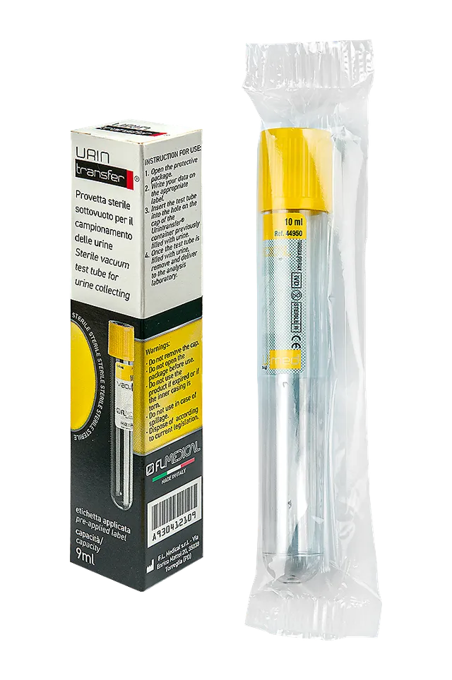 FL Medical Vacumed provetta urina sottovuoto 10 ml senza additivo