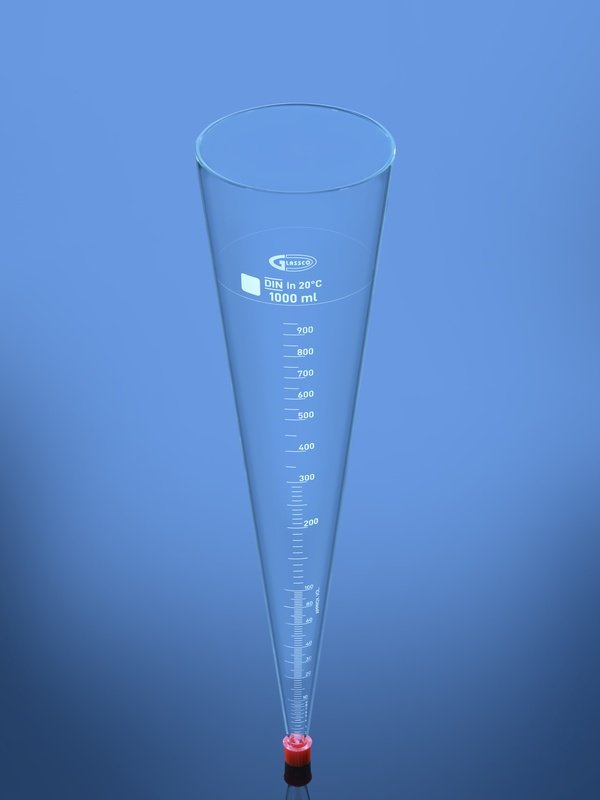 Glassco Imhoff cono sedimentazione in vetro