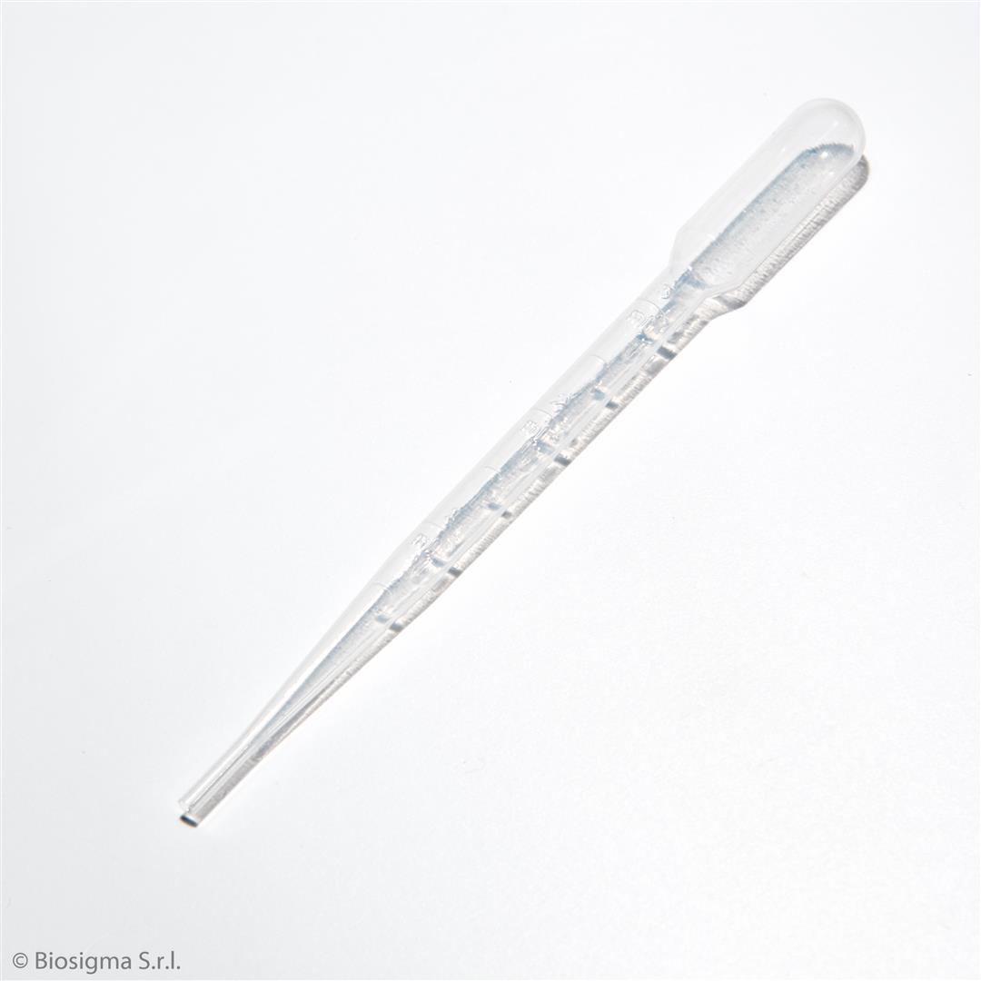 Biosigma BSV137 pipetta Pasteur 3 ml sterile 5 pz