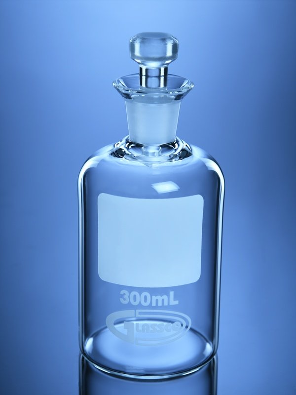 Glassco bottiglia BOD tappo penny vetro laboratorio