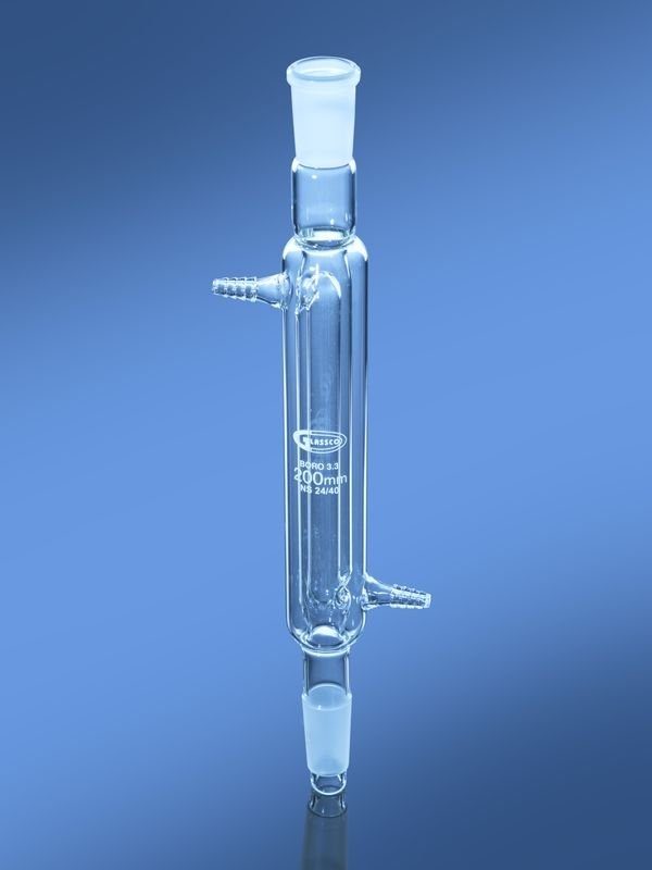 Glassco Condensatore Doppia Superficie Vetro Lab