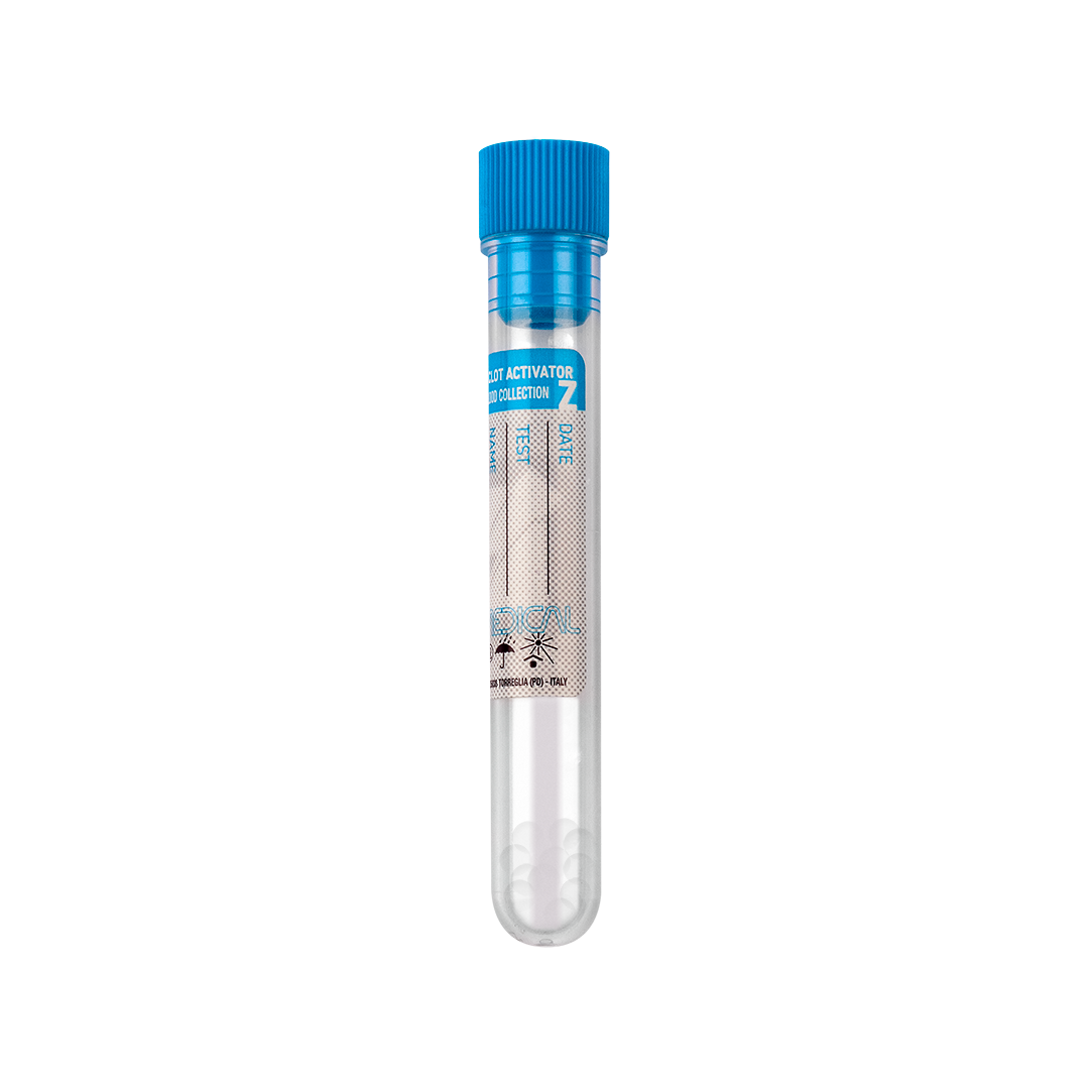 FL Medical Promed provetta siero granuli separatori rack 50 pz