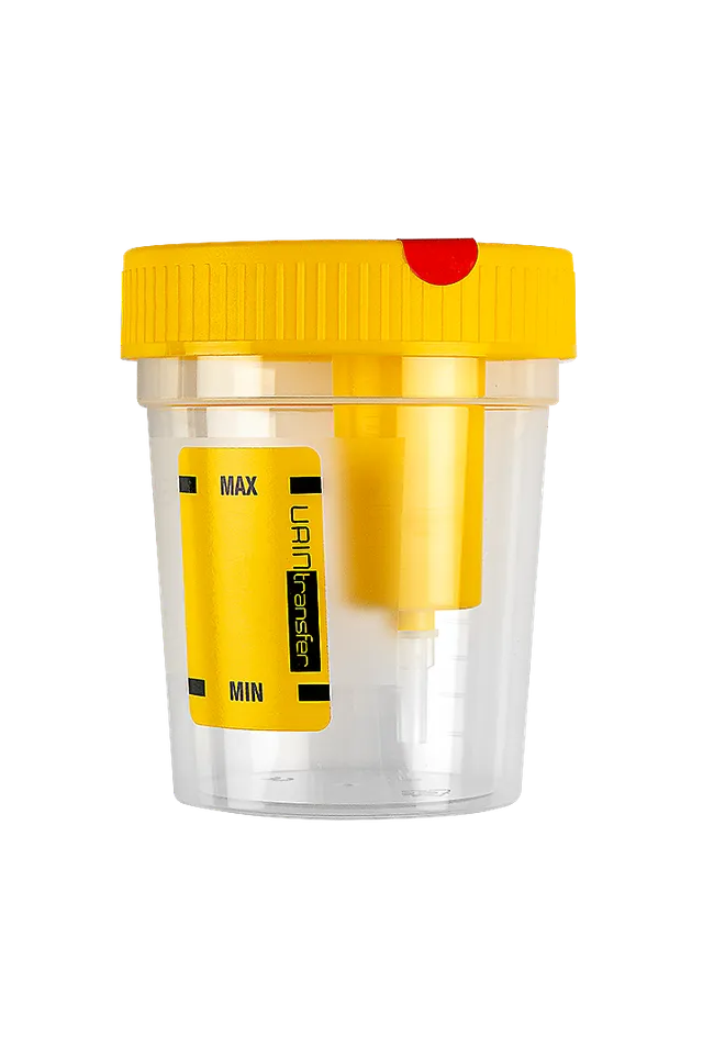 FL Medical Vacumed 25014 contenitore urina 120 ml camera bianca