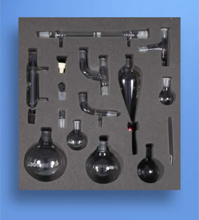 Glassco 14/20 kit chimica organica vetro