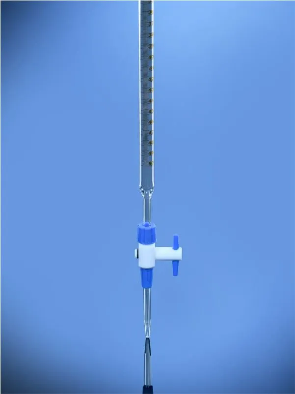 Glassco buretta classe B rubinetto PTFE