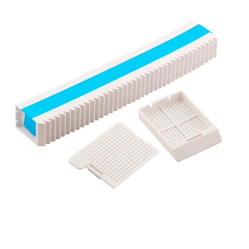 Biosigma BSI700 biocassetta biopsia bianca con coperchio