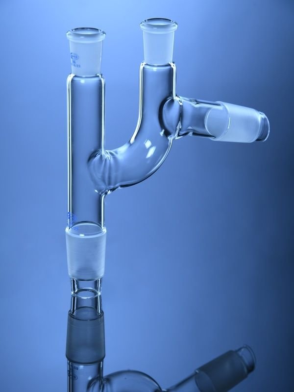 Glassco DIN testa Claisen vetro adattatore