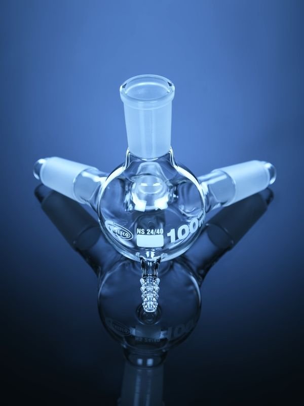 Glassco adattatore ricevitore distillazione vetro