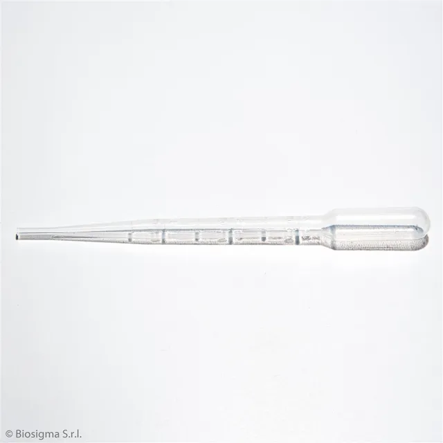 Biosigma BSV136 pipetta Pasteur 3 ml laboratorio