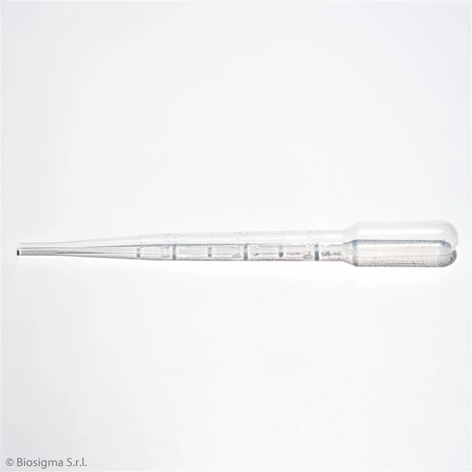 Biosigma BSV136 pipetta Pasteur 3 ml laboratorio