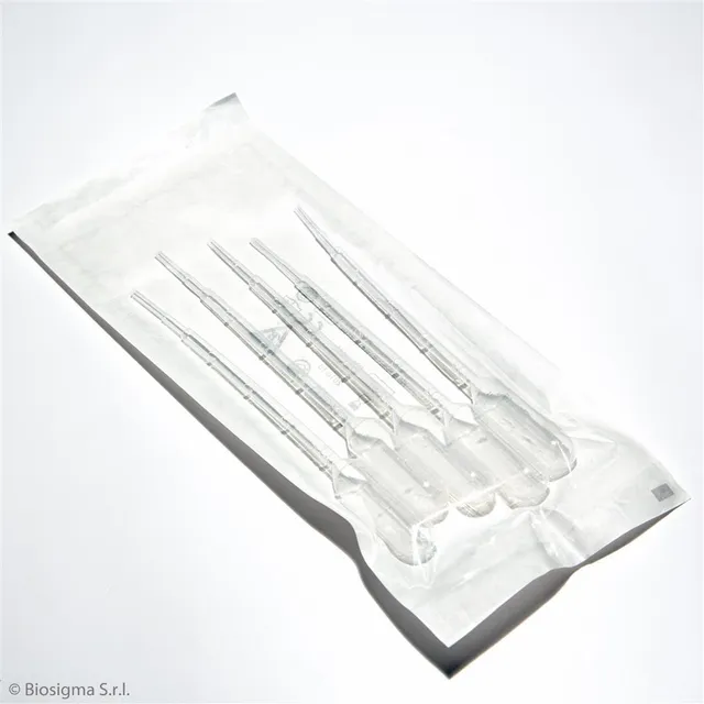 Biosigma BSV135 pipetta Pasteur 1 ml sterile 5 pezzi