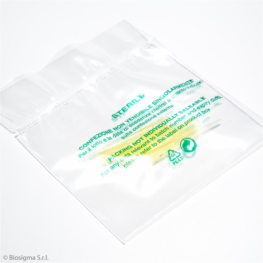 Biosigma BSR0665 puntali gialli 0-200 µl tipo Gilson